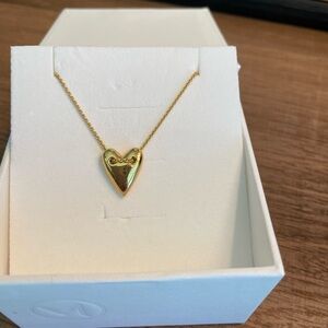 Mejuri  Heart Pendant Necklace